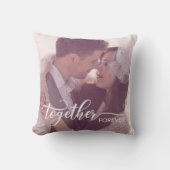 トゥーフォーエバータイポグラフィカスタムフォトバレンタイン クッション (正面)