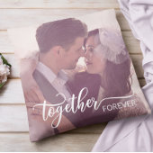 トゥーフォーエバータイポグラフィカスタムフォトバレンタイン クッション