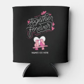 トゥーフォーエバーパーソナライズされたクーラーボックス 缶クーラー (正面)