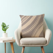 トゥーペベージュの波周 クッション (椅子)