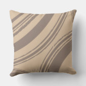 トゥーペベージュの波周 クッション (裏面)