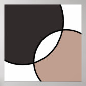 トゥーペ白い円 ポスター (正面)