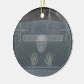 トゥームストーンオーナメント セラミックオーナメント (左)