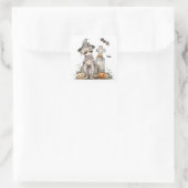 トゥームストーン タングル – 魔女の帽子のミイラ スクエアシール (バッグ)