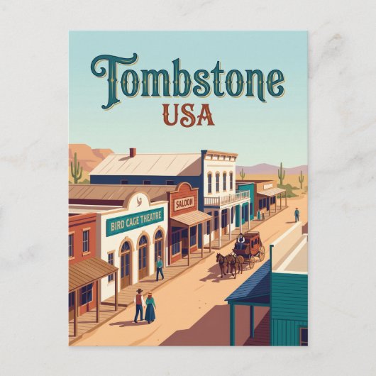 トゥームストーン USA ポストカード (正面)