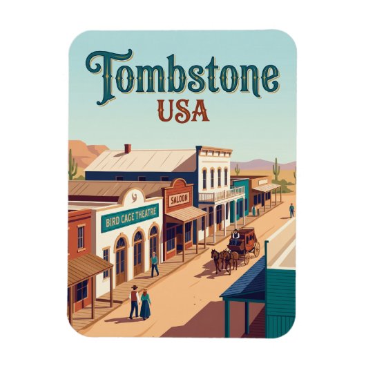 トゥームストーン USA マグネット (縦)