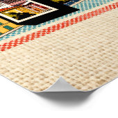 トゥーリンからのヴィンテージグリーティングポスター ポスター (角)