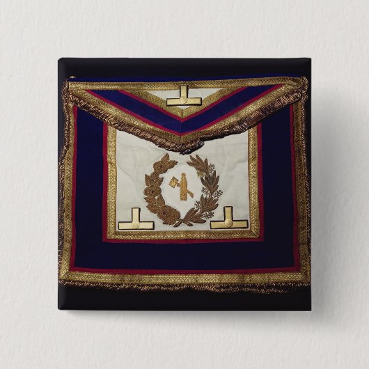 トゥーリンの順序からのフリーメーソンの王位の象徴、 缶バッジ (正面)