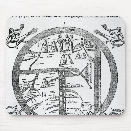 トゥーリンのmappamundiのBeatus マウスパッド (正面)