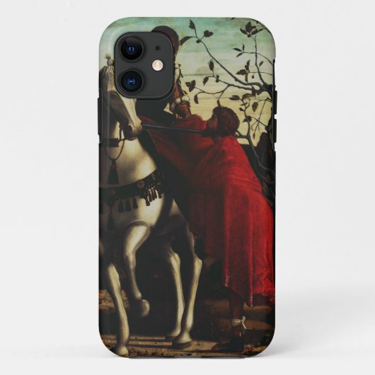 トゥールのマルティヌスのマントの分け与え 美術印刷 Case-Mate iPhoneケース (裏面)