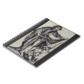 トゥールのマルティヌスの彫刻アート ノートブック (左側)