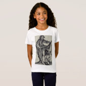 トゥールのマルティヌスの彫刻アート Tシャツ (正面フル)