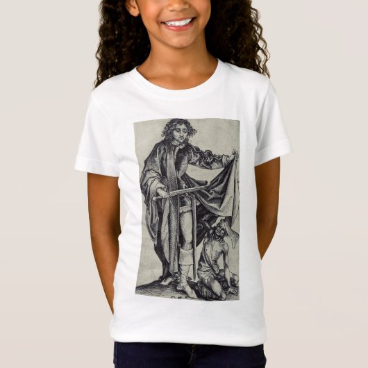 トゥールのマルティヌスの彫刻アート Tシャツ (正面)