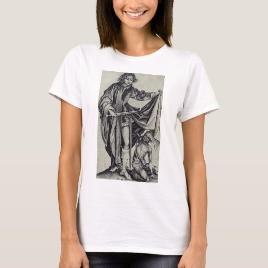 トゥールのマルティヌスの彫刻アート Tシャツ (正面)