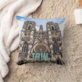 トゥールサンエティエンヌ大聖堂フランスギフト クッション (ブランケット)