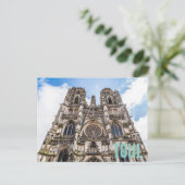 トゥールサンエティエンヌ大聖堂フランスギフト シーズンポストカード (スタンド正面)