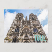 トゥールサンエティエンヌ大聖堂フランスギフト シーズンポストカード (正面)