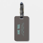 トゥールサンエティエンヌ大聖堂フランスギフト ラゲッジタグ (裏面縦)