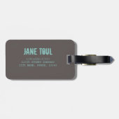 トゥールサンエティエンヌ大聖堂フランスギフト ラゲッジタグ (裏面横)