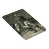 トゥールストループによるヴィンテージ スポーツ、野球選手 マグネット (右側)