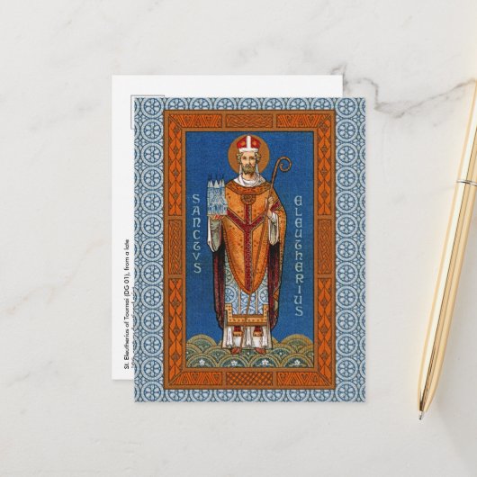 トゥールナイ(DG 01)ポストカードの聖エレウテリウス ポストカード (正面/裏面インサイチュ)