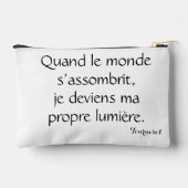 トゥールネソールピクセルアートフローラルミネー アクセサリーポーチ (裏面)