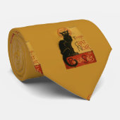 トゥールネデチャットノアブラックキャットネック衣服 ネクタイ (ロール)