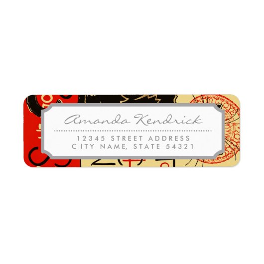 トゥールネデュチャットノワールアールヌーボー ラベル (正面)