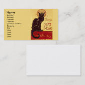 トゥールネデュチャットノワール，テオペレスティインレン 名刺 (正面/裏面)