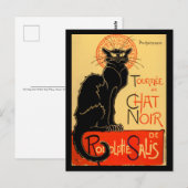 トゥールネデュチャットノワール・ド・ロドルフサリス縁ど ポストカード (正面/裏面)