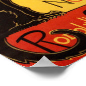 トゥールネデュチャットノワール – ヴィンテージポスター ポスター (角)