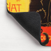 トゥールネデュチャットノワール – ヴィンテージポスター マウスパッド (コーナー)