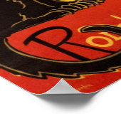 トゥールネデュチャットノワール – ヴィンテージ ポスター (角)