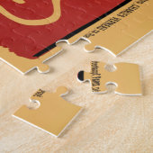 トゥールネデュチャットノワールFranceヴィンテージポスターV2 ジグソーパズル (側面)