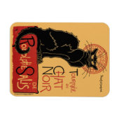 トゥールネデュチャットノワールFranceヴィンテージポスターV2 マグネット (横)