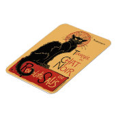 トゥールネデュチャットノワールFranceヴィンテージポスターV2 マグネット (左側)