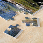 トゥールムネメドウズのトゥールムネ川、ヨセミテ、カリフォルニア州 ジグソーパズル (側面)