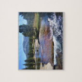 トゥールムネメドウズのトゥールムネ川、ヨセミテ、カリフォルニア州 ジグソーパズル (縦)