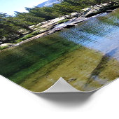 トゥールムネメドウズのトゥールムネ川、ヨセミテ、カリフォルニア州 ポスター (角)