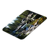 トゥールムネメドウズのトゥールムネ川、ヨセミテ、カリフォルニア州 マグネット (左側)