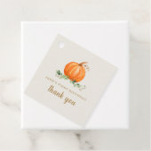 トゥールリトルカボチャ誕生日メッセージカード フェイバータグ (インサイチュ)