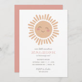 トゥールリトルサンシャインガール誕生日招待状 招待状 (正面/裏面)