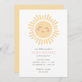 トゥールリトルサンシャインガール誕生日 招待状