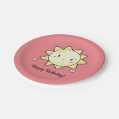 トゥールリトルサンシャインハッピーバースデー紙プレート ペーパープレート (アングル)