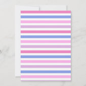 トゥールリトルサンシャインレインボー誕生日招待状 招待状 (裏面)