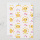 トゥールリトルサンシャイン誕生日サンキューカード 招待状 (裏面)