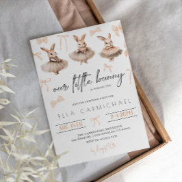 トゥールリトルバニー誕生日 招待状