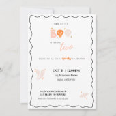 トゥールリトルブー誕生日招待状 招待状 (正面)