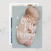 トゥールリトルミラクルスターズ誕生 案内状 (正面/裏面)