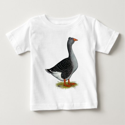 トゥールースグースタフテッド ベビーTシャツ (正面)